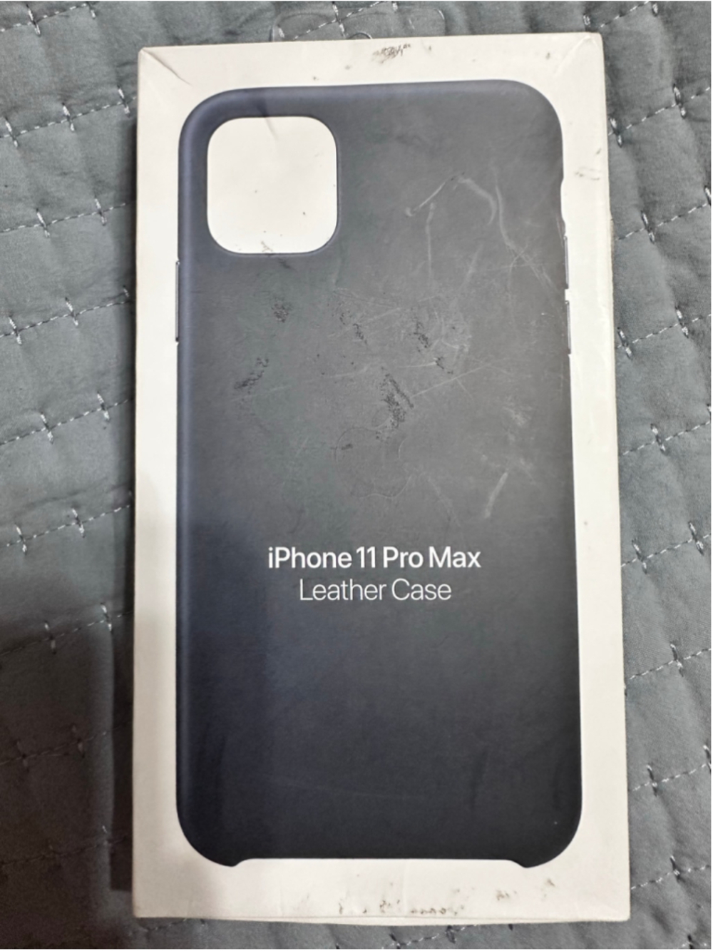 Apple iPhone 11 Pro Max Leather Case Midnight Blue One Size